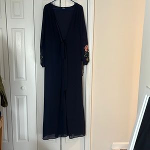 Lulus long sleeve wrap dress